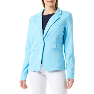 ICHI Damen Ihkate Lässiger Business-Blazer, 154421/Blue Grotto, L EU