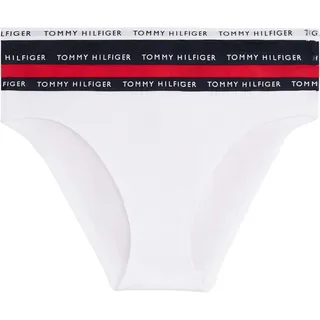 Tommy Hilfiger Damen Slips Unterwäsche, Mehrfarbig (Desert Sky/White/Primary Red), XS - XS