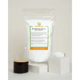 2,5 kg | Erythritol-Stevia mit Xylitol | Mischung | Buxtrade | Kalorienfrei