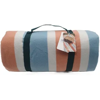 GUSTA Picknickdecke 200x200cm, orange/blaugrün Outdoor-Decke Stranddecke