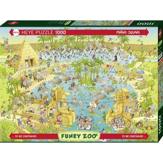 Heye - Standardpuzzle 1000 Teile - Degano Zoo Nile Habitat