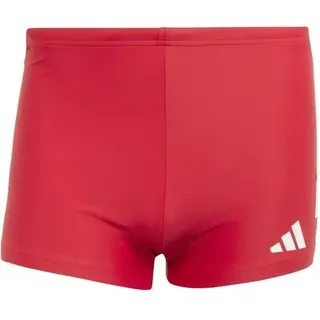 ADIDAS Badehose 3-Streifen 2-Inch, Größe 10 in Rot Rot