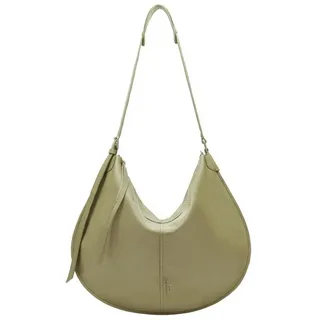 Liebeskind Berlin Schultertasche Heavy Pebble grün L | 50 cm x 41 cm x 3 cm