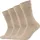 Sneakersocken 4er Pack Beige 35-38