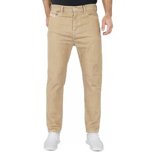 Diesel Tapered-fit-Jeans Regular Fit mit tiefem Schritt - D-Vider 069MQ - L.32 beige 34