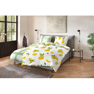 Primera Soft-Seersucker Lemon 155 x 220 cm + 2 x 80 x 80 cm
