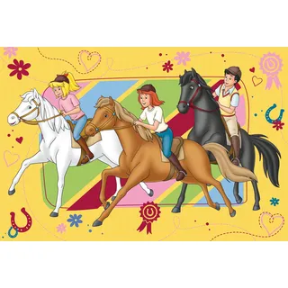 Schmidt Spiele 56544 Bibi & Tina, Pferdeliebe Kinderpuzzle, 200 Teile