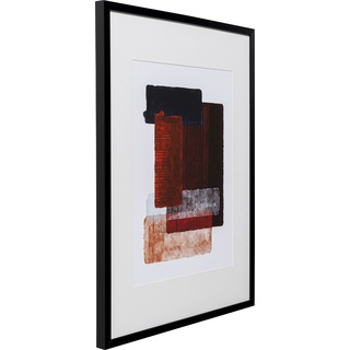 KARE DESIGN Bild BOX BACK ROT (BH 60x80 cm) BH 60x80 cm bunt Kunstdruck Gemälde Wandbild - bunt