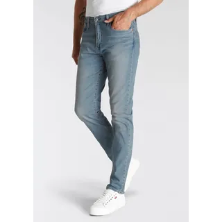 Tapered-fit-Jeans LEVI'S "512 Slim Taper Fit" Gr. 34, Länge 32, blau (pelican rust) Herren Jeans Tapered-Jeans mit Markenlabel