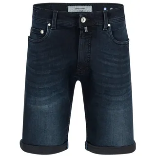 Pierre Cardin 5-Pocket-Jeans PIERRE CARDIN LYON BERMUDA blue/black buffies 34520 8140.6803 - FUTURE blau W33