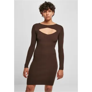 URBAN CLASSICS Cut Kleid Brown M