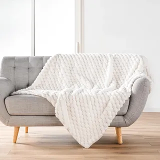 Douceur d'Intérieur Frostyv Decke (125 x 150 cm), Fellimitat/Sherpa
