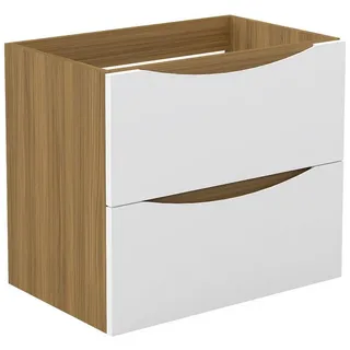 duschspa Waschtisch Unterschrank Badschrank Badezimmer Schrank Hängeschrank (Smiley), 50/60/80/100/120 cm 60 cm x 52 cm x 38.8 cm