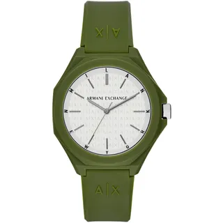 Quarzuhr ARMANI EXCHANGE "AX4601" Armbanduhren grün Herren Hochzeitsmode Armbanduhr, Herrenuhr, analog