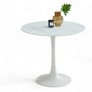 Stolkom Esstisch JOSH Esszimmertisch rund Keramik, marmoriert, BxH 90x75 cm Esszimmer, Tische, Esstische, Esstische rund