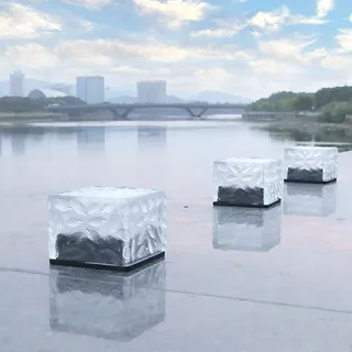 Einbau-led-solarleuchten Für Den Außenbereich, Rasenbeleuchtung, Gartenbeleuchtung, Kunststoff-einbauleuchten, Hofbeleuchtung, Wasserdichte Umweltfreundliche Beleuchtung.