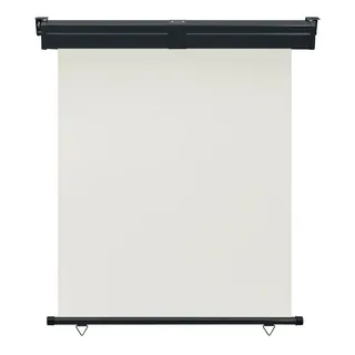vidaXL Seitenmarkise 145 x 250 cm Creme Polyester