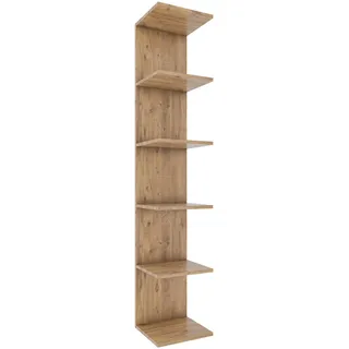 VCM Bücherregal 35 x 30 x 180 cm Mehrfarbig
