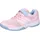 Kinder Hallenschuhe 3 5 Sports Clear Pink/Ftwr White/Glow blue 36