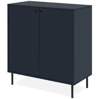 furn.design Kommode 80 x 90 cm Blau