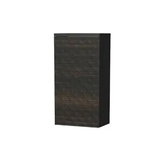 SAT Cube Way Badezimmerschrank niedrig 32,5x63x20 cm braun matt CUBE3DH321DPHP