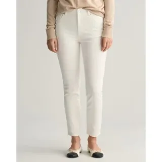 Gant für Damen. 4100224 Slim Fit Knöcheljeans weiß (25), Lässig, Baumwolle