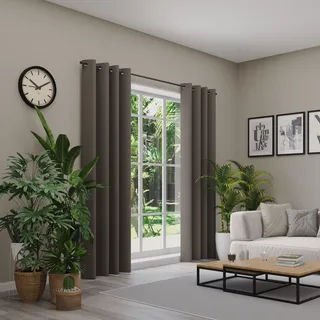 Neutex for you! INSULA Ösen 140 x 255 cm Braun 1 Stk.