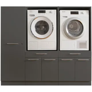 laundreezy Mehrzweckschrank-Set LAUNDREEZY LDSK12 185 x 162 x 67,5 cm Grau