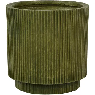 Beliani Blumentopf grün Daria