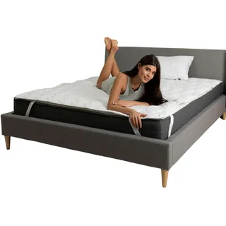 sei Design Matratzenschoner 160x200 atmungsaktiv - Luxuriöse Matratzenschutz Auflage - Extra Soft & weich - Matratzen Schoner waschbar & trocknergeeignet - Matratzen Schutz - Schonbezug Matratze