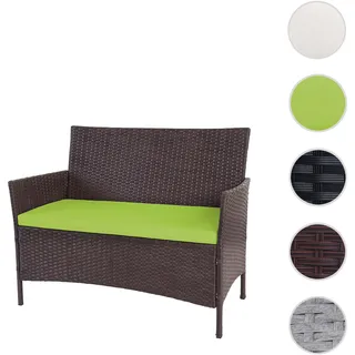 Mendler Halden 106 x 60 x 83 cm braun meliert/grün