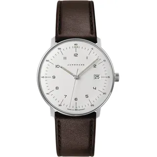 JUNGHANS max bill Quarz Leder 38,0 mm 041/4461.02