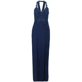 Vera Mont Abendkleid Rückenfrei Blau 40