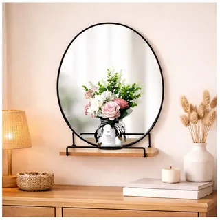 Hti-Living Wandboard Mirror Viola 1-tlg. Schwarz