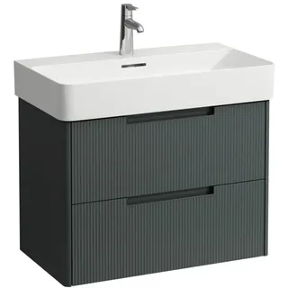Laufen Waschtischunterbau JUNA 2 Schubladen 40 x 71,9 x 51,5 cm Verkehrsgrau