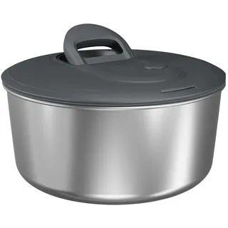 Zyliss Easy Spin Salatschleuder Edelstahl Ø 23 cm 3,5 Liter
