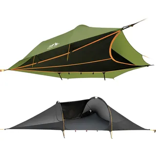 Night Cat Hängematte Zelt mit Moskitonetz wasserdichte Regenfliege Für 2 Person Wandern Camping im Garten Hinterhof Wilde