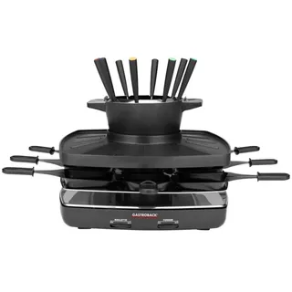 GASTROBACK Raclette Fondue Set Family and Friends