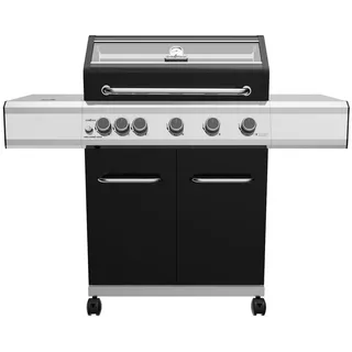 Grillfürst Gasgrill Grillfürst G510G 5-Brenner Hochtemperaturbrenner und Gusseisen Rosten