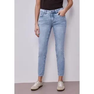 STREET ONE Mid Waist Slim Fit Blau 30/28