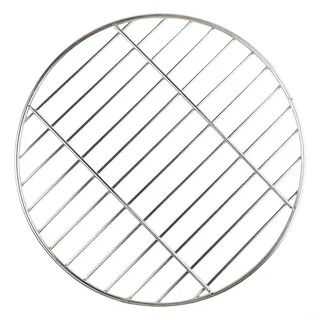 Grillrost rund, Edelstahl Grillrost Rund, Holzkohlegrills, Grillrost Ersatzteil, Grillnetz, Backblech, Grillrost, rostfrei für Holzkohlegrill, Gasgrill(35cm)