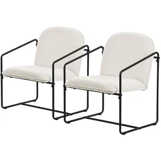 ML-Design Relaxsessel 2er Set Polyester 0 x 0 x 0 cm Beige