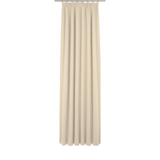 Vorhang WIRTH "Newbury" Gardinen Gr. 255 cm, Kräuselband, 130 cm, beige Kräuselband