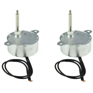 CONQUERALL 2PCS Kleiner Synchronmotor TYC40 12V 5RPM AC Welle 35mm Für Weihnachtsbaum Desktop Weihnachtsbaum Dekorative Bunte Lichter LED Licht Schulprojekt