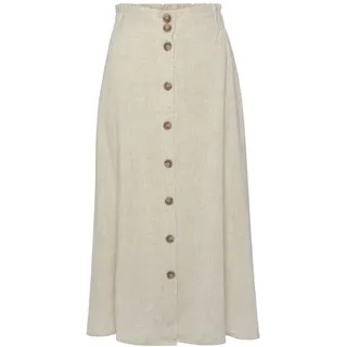 LASCANA Midirock Damen Beige 40