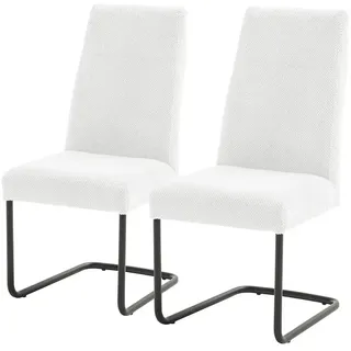 Primo Schwingstuhl im 2er Set Amela ¦ creme ¦ Maße (cm): B: 50 H: 102 T: 62.5
