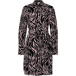 QS Minikleid Blusenkleid Schwarz/Pink 34
