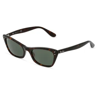 Ray Ban Ray-Ban LADY BURBANK Damen-Sonnenbrille Vollrand Schmal Acetat-Gestell, Havanna Gr. 52/20 (mit Sehstärke)