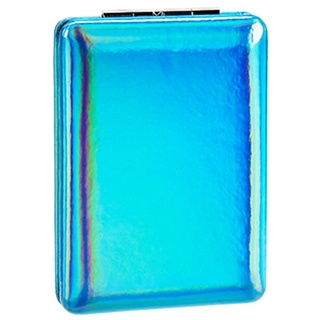 Taschenspiegel TASCHENSPIEGEL doppelseitig klappbar Kosmetikspiegel 10 (Hellblau), Make-up Spiegel blau