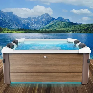 BRAST Whirlpool MSpa Oslo Amber | 160x160x65cm | 6 Personen